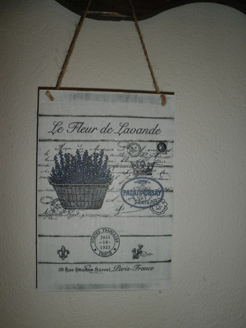 Vintage cedulka "Le Fleur de Lavande" — foto 5
