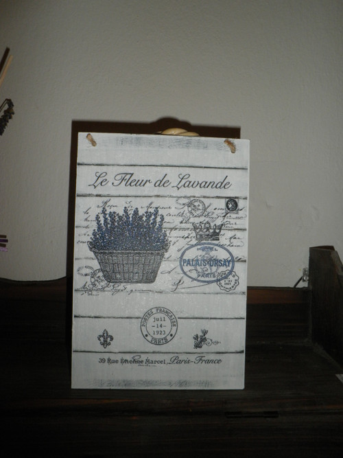 Vintage cedulka "Le Fleur de Lavande" — foto 6