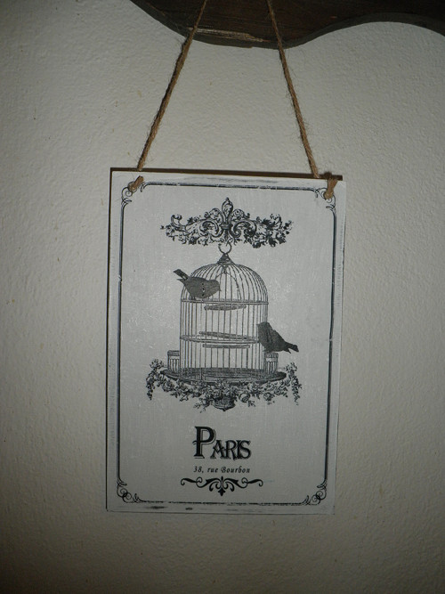 Vintage cedulka " Paris" — foto 3