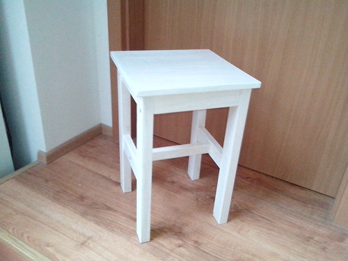 Designový stolek VINTAGE styl - bílá — foto 4