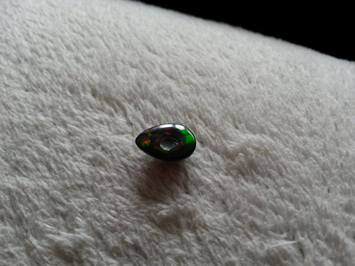Ethiopský černý opál 1.38 cts — foto 2