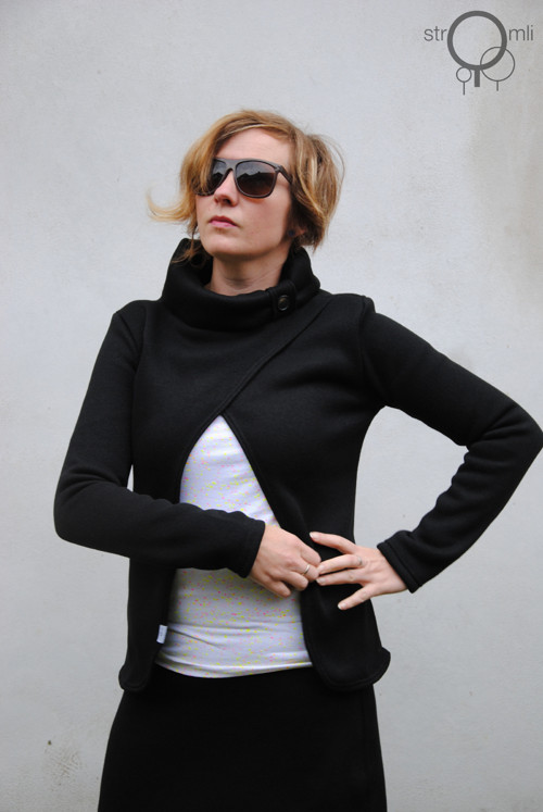 Zimní sukénka černá, vel. XS — foto 2
