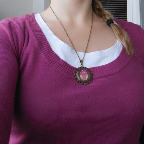 Sovička čokoládová - medailonek — foto 3