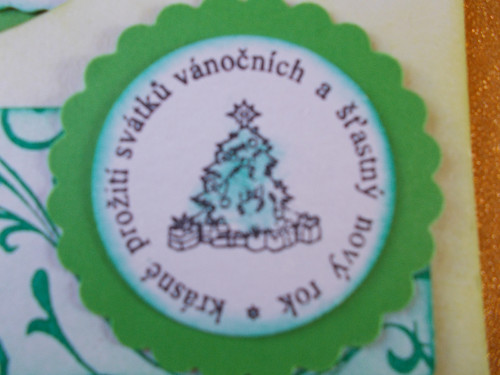 Vánoční obálka na peníze (uvnitř s přáním) — foto 4