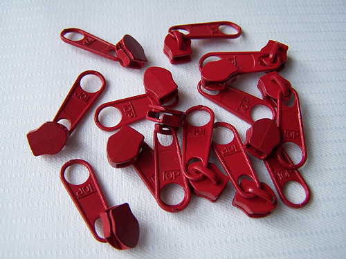 Zip (2m) + jezdec (8ks) - 5mm (červená 148) — foto 2