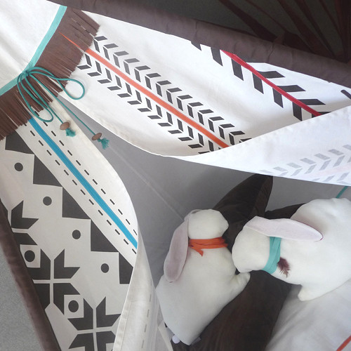 Teepee Indián 2 (stan,tyče,deka,vlaječky) — foto 6