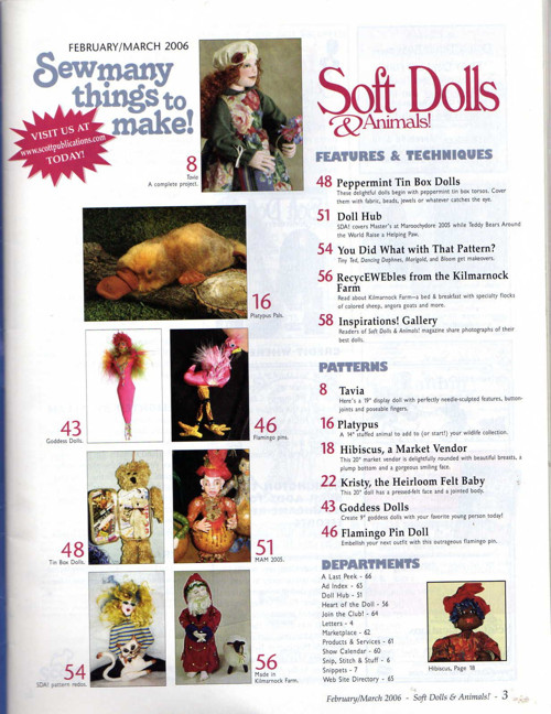 Soft Dolls And Animals 3/2006 — foto 2