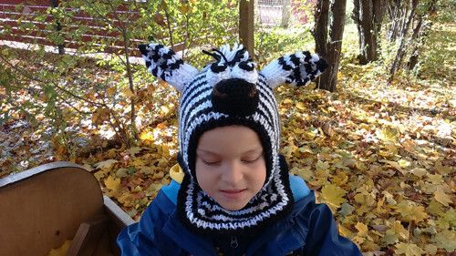 Dětská zimní kukla ZEBRA — foto 3