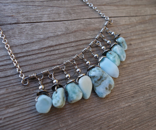 Nebeský Larimar (chirurgická ocel) — foto 2