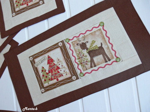 Ubrus LET IT SNOW 25x50 cm REZERVACE — foto 2