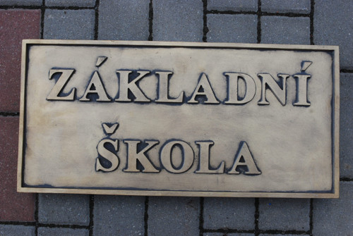 Cedule s nápisem — foto 3