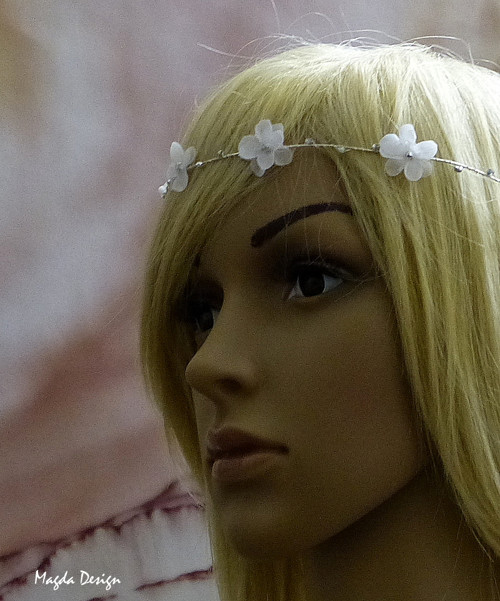 Věneček/tiara Bílá něžnost — foto 2