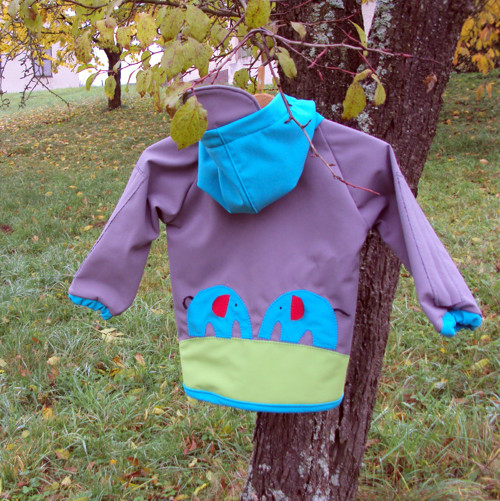 Rostoucí softshell. bundička 1-3 roky — foto 2