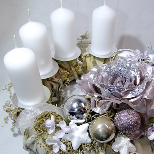 Adventní věnec " Luxus rose" II. — foto 2