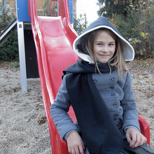 Šála s kapucí DÍVČÍ — foto 4