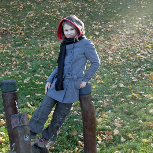 Šála s kapucí DÍVČÍ — foto 2