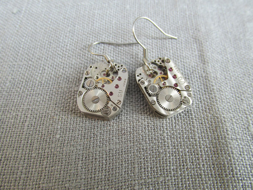 Steampunkové naušnice — foto 2