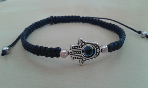 Náramek Hamsa -černý — foto 2