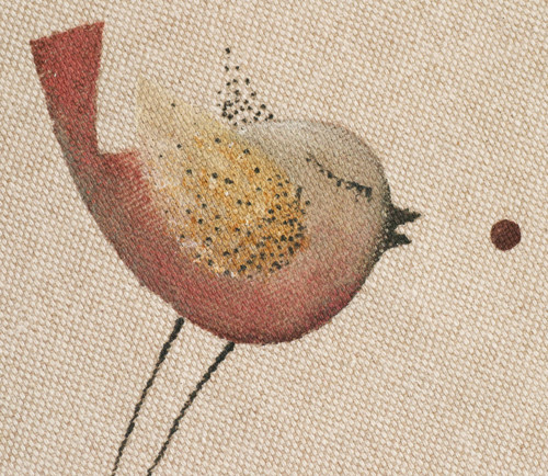 Ubrus- ptáček zpívá — foto 2