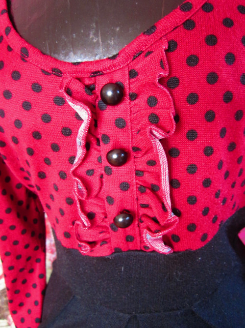 Šaty dots v úpletu — foto 3