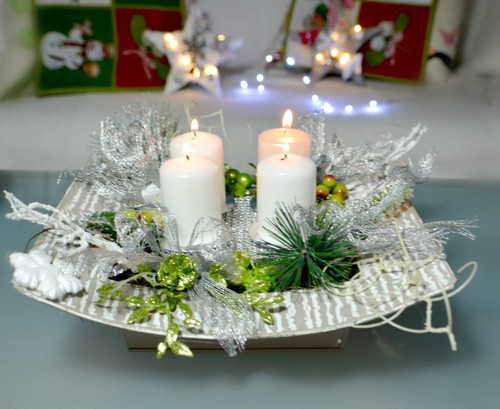 Moderní adventní svícen Sinea — foto 3