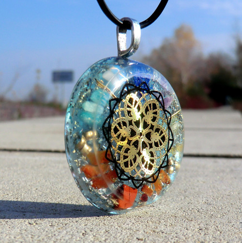 Orgonit * Mandala 3* ČAKRY * celková aktivace — foto 4
