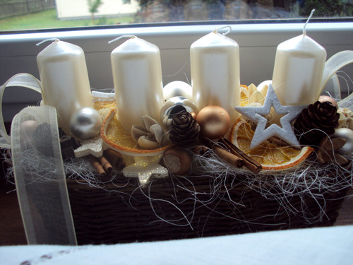 Adventní štola -champagne-sleva — foto 5