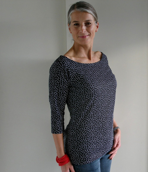 Puntíkaté s 3/4 rukávem...vel.L... — foto 2