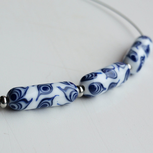 Náhrdelník Blue&White — foto 4