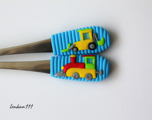 Lžička pro kluky - automobilová — foto 2