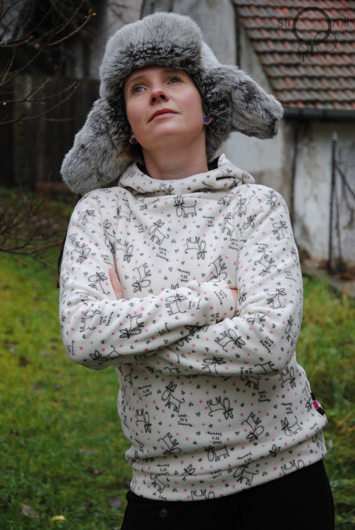 Námořnická fleecová sobííííí, vel. M — foto 3