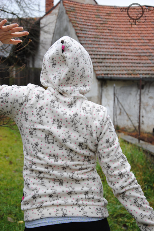 Námořnická fleecová sobííííí, vel. M — foto 5