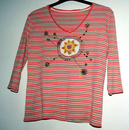 Pruhaté recy sluníčkové... vel. L-XL — foto 4