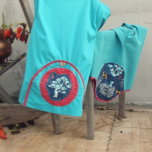 Lacláčky softshell "Magical forest blue"1-3r. — foto 6