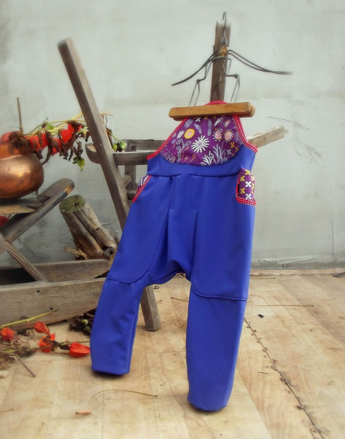 Lacláčky/softshell "Magical forest purple",1-3roky — foto 5
