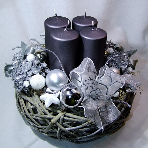 Adventní dekorace - Silver — foto 2