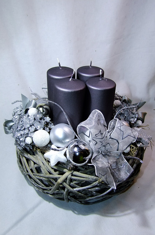 Adventní dekorace - Silver — foto 3