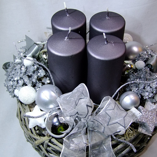 Adventní dekorace - Silver — foto 4