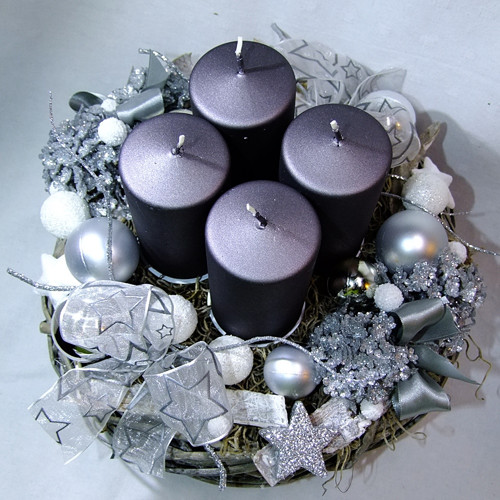 Adventní dekorace - Silver — foto 5