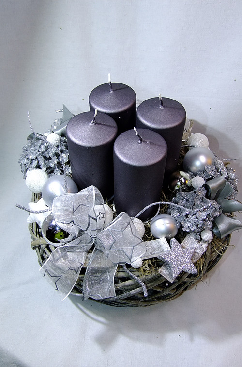 Adventní dekorace - Silver — foto 6