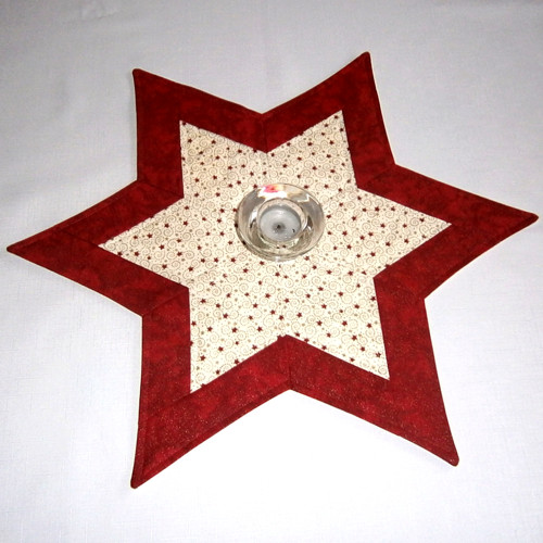 Vánoční hvězda - červená větší 50cm — foto 2