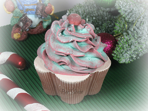 Mýdlový Vánoční Cupcake — foto 2