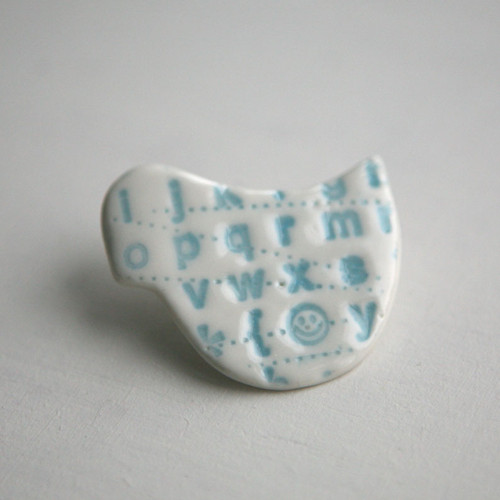 Heaven-like Messinger (porcelánová brož) — foto 3