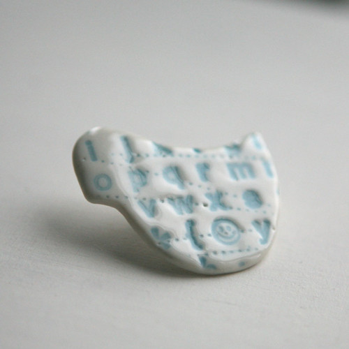 Heaven-like Messinger (porcelánová brož) — foto 4