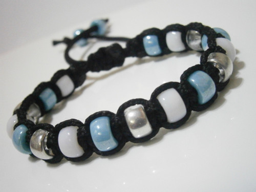 Náramek (shamballa/macramé) - Unisex — foto 2
