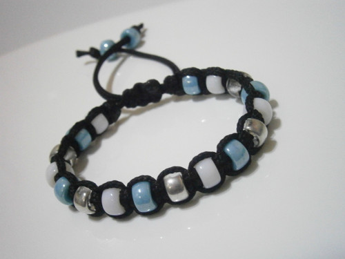 Náramek (shamballa/macramé) - Unisex — foto 3