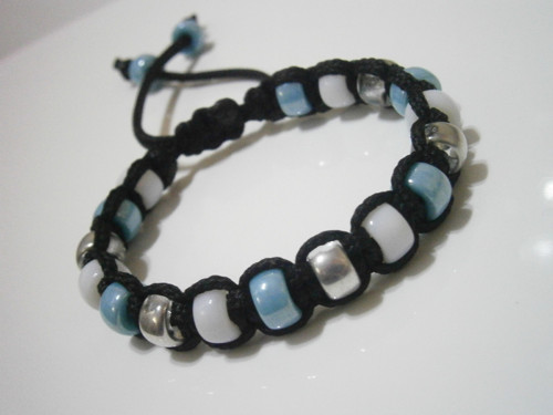 Náramek (shamballa/macramé) - Unisex — foto 4