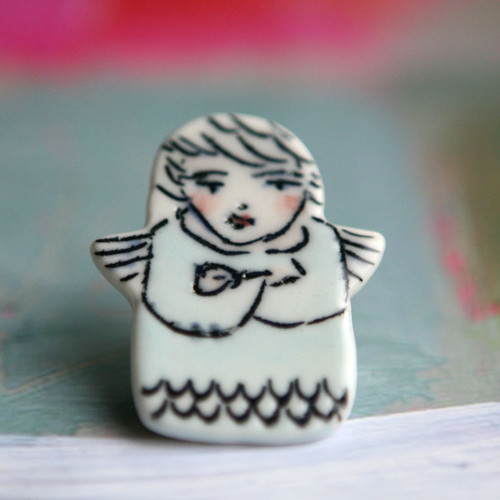 Anděl Robik (porcelán.brož) — foto 2