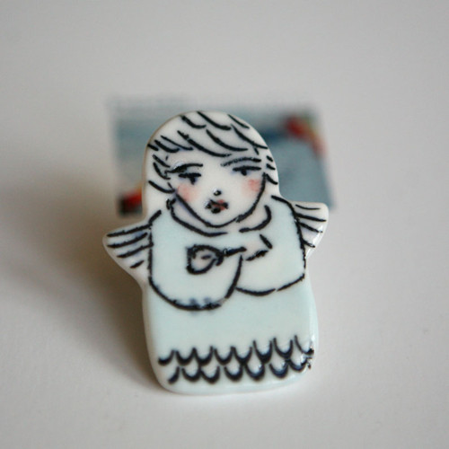 Anděl Robik (porcelán.brož) — foto 3