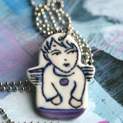 Anděl Ľubko (porcelán) — foto 2